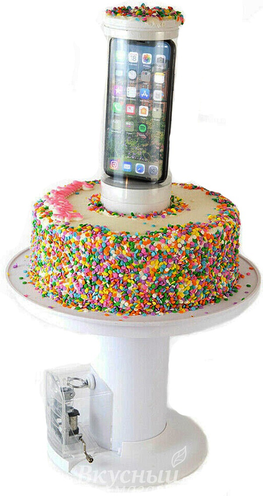 Фото подставка для торта с сюрпризом 26 см. popping cake stand surprise cake
