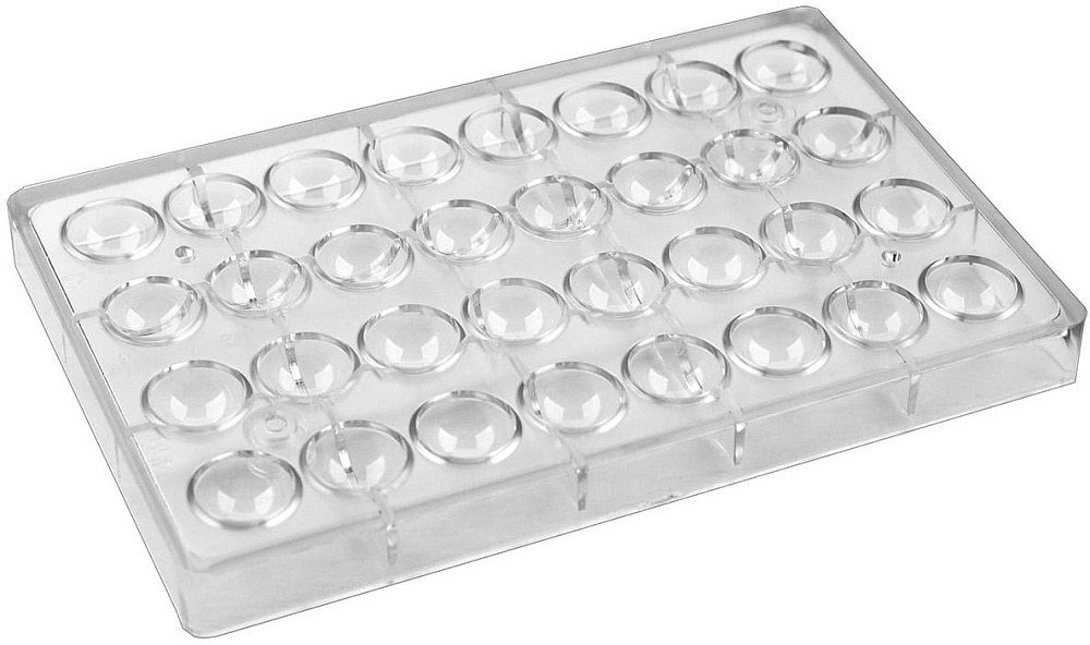 Фото форма для конфет полусфера 32 ячейки bake ware