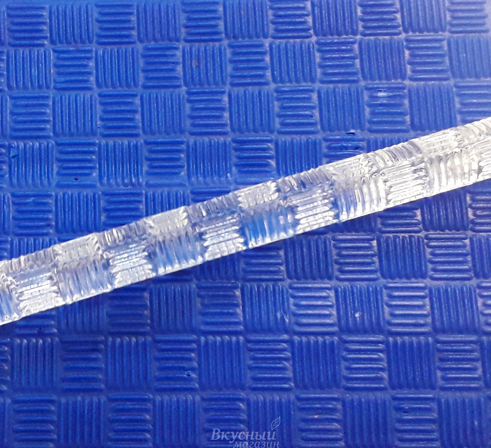 Фото скалка для мастики/марципана акриловая текстурная корзина mj 012