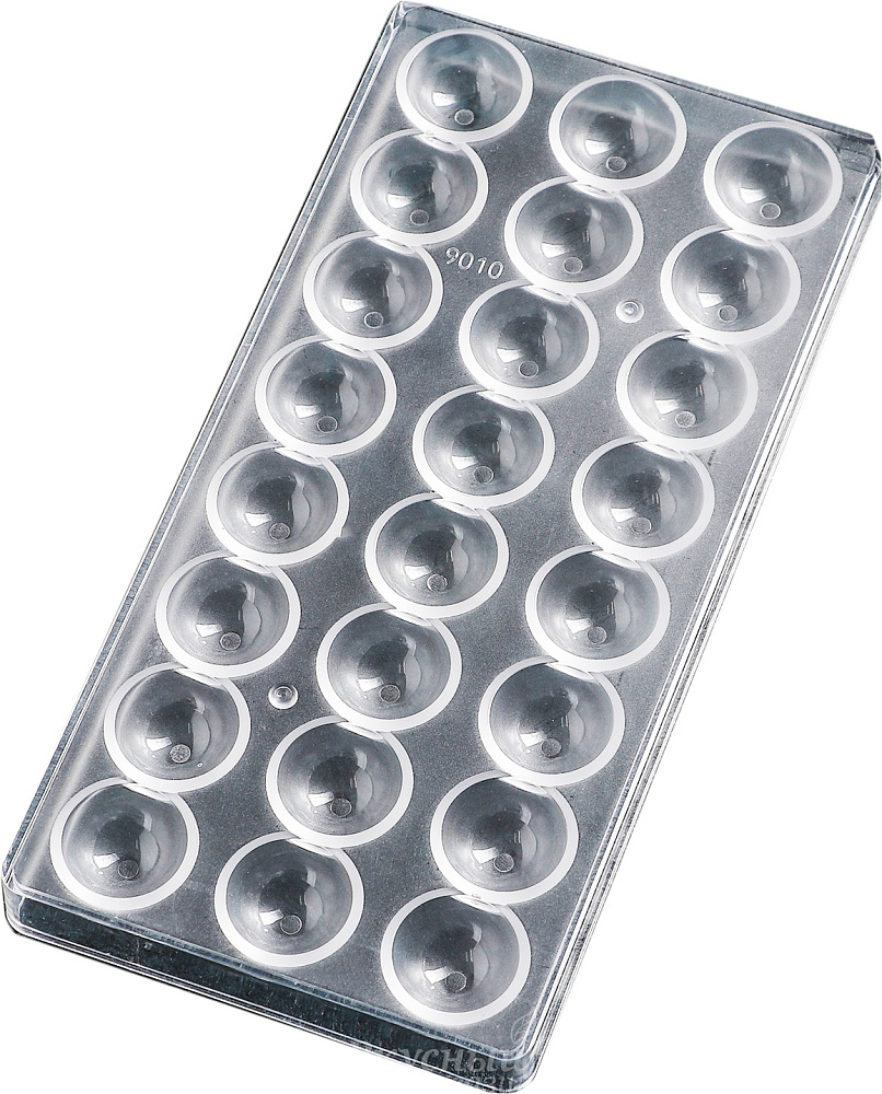 Фото форма для конфет полусфера 24 ячейки bake ware